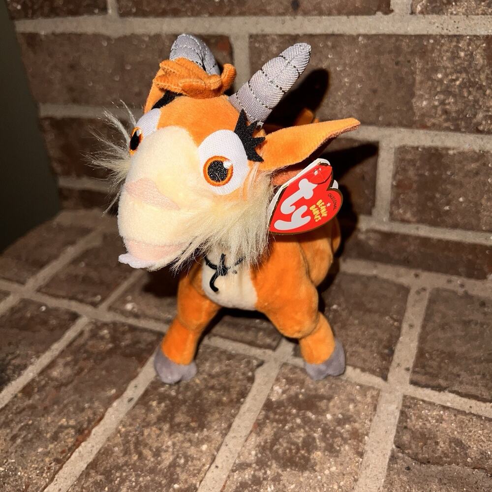Ty Beanie Baby Lupe Ferdinand the Goat Movie MWMT Stuffed Animal Plush With Tags